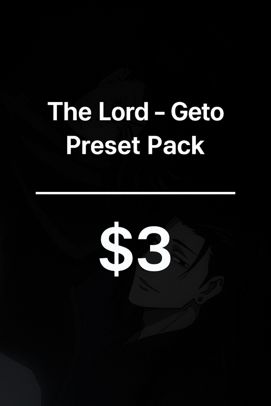 “Geto Preset Pack – CapCut + VN (Digital)”